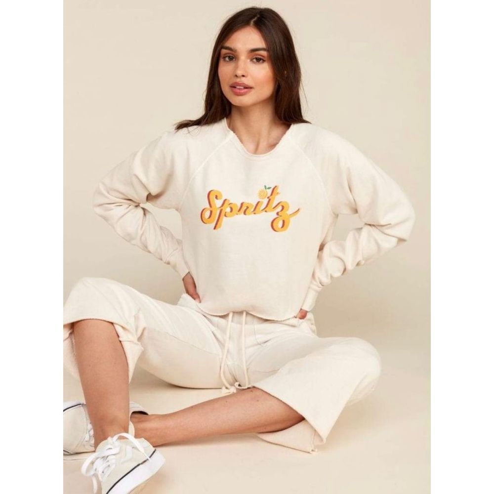 MATE the label Donny "Spritz" Pullover in Bone